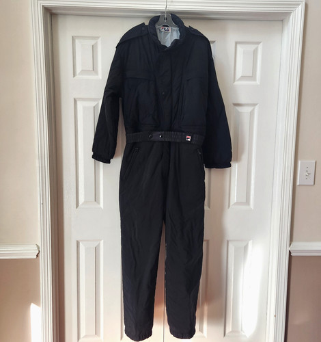 Fila solid black ski - black, suit