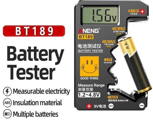 Universal battery tester - battery, lcd
