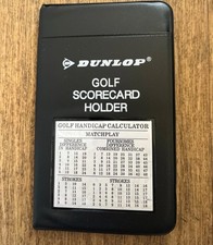 Dunlop Golf Scorecard Holder With Pen & Divot Repair Tool