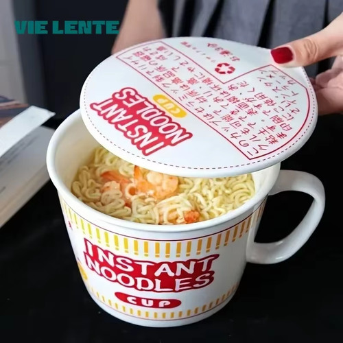 Large ceramic instant noodle - large,