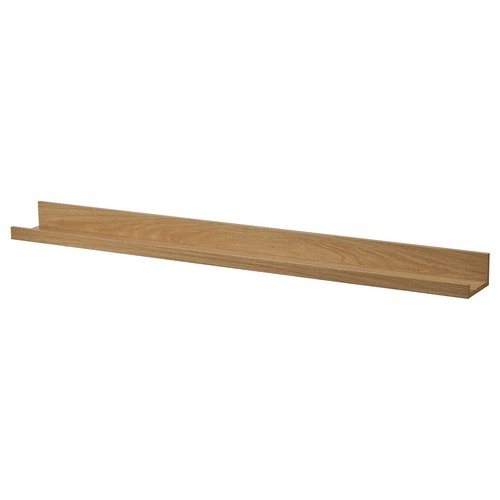 Rustic wooden photo shelf - wooden,