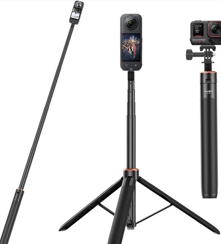 Tripod long selfie stick 136cm - selfie,