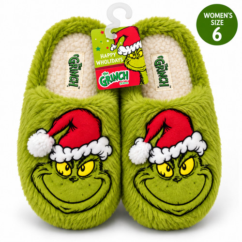 The grinch women slippers - grinch, women's