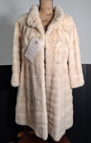 Vintage ivory mink fur - vintage,