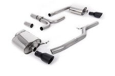 For Audi A5 3.0TDI DPF quattro Milltek Sport Cat Back Exhaust Cerakote Black ...