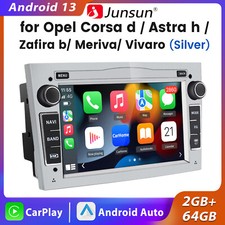64G For Vauxhall Corsa C Astra Zafira Apple Carplay Car Radio Stereo GPS WIFI BT
