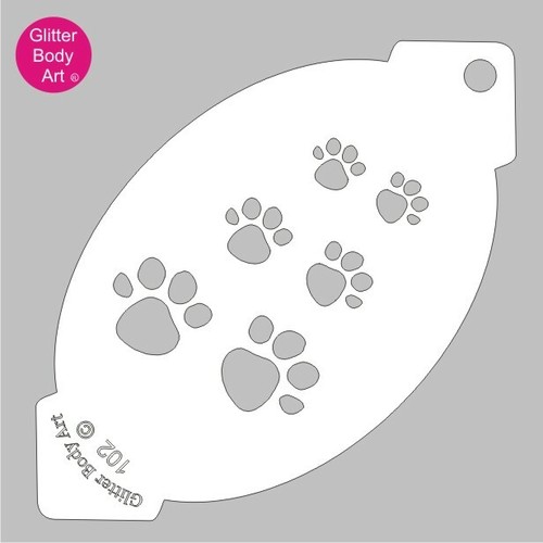 Paw print face - paw,
