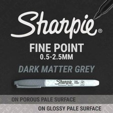 1 x GREY Sharpie (DARK MATTER