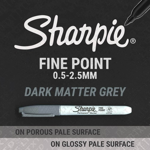 Grey sharpie dark matter - grey,