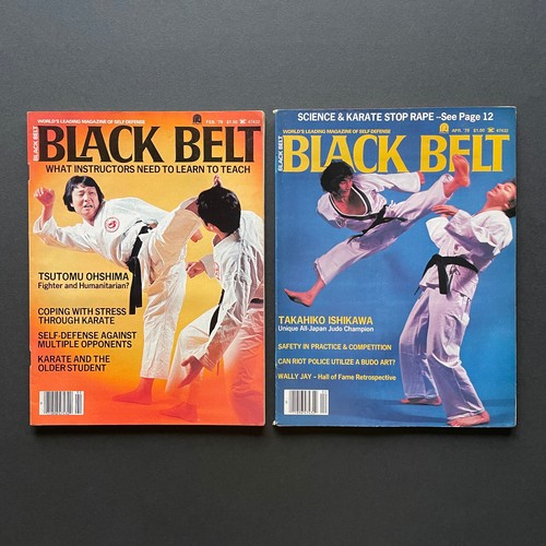 1978 black belt magazines - black,