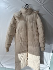 Zara Beige Long Puffer Winter