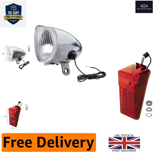 Universal bike dynamo light - 6v,