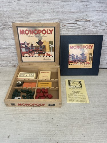Monopoly nostalgia wooden - nostalgia,