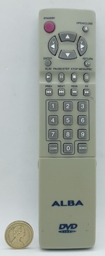 Alba dvd player remote - dvd, control