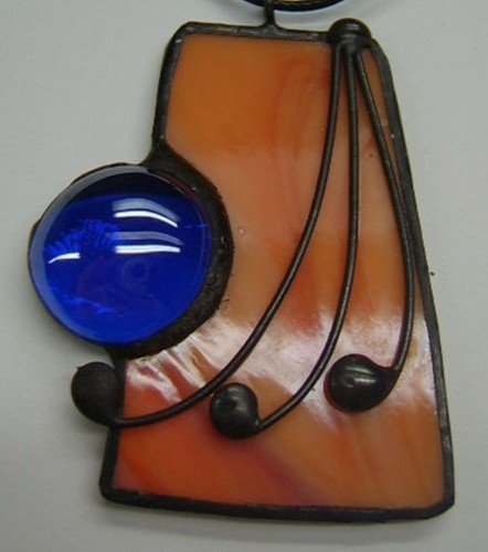 Peacock blue orange - blue, +