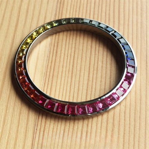 Rainbow watch bezel inserts - watch,