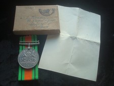WW2 1939/45 DEFENCE MEDAL MR E
