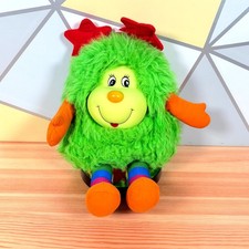 Vintage Rainbow Brite Green Lucky Sprite Stuffed Plush Doll Toy 1983 Mattel 