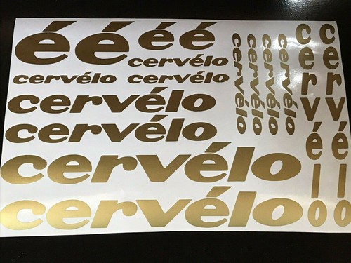 Cervelo cycling decals - cervelo, printed