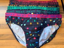 Next Men's Size XXL Pack Of Six Spot Breifs BNWOT