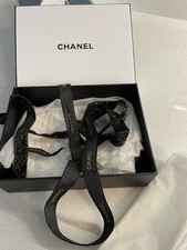 Chanel Authentic Gift Box With Sparkly Ribbon And Tissue