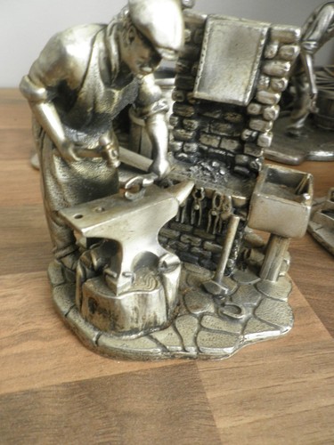 Pewter farrier sculpture - pewter,
