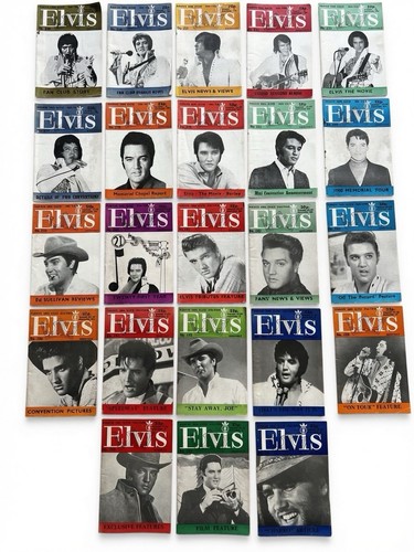 Elvis monthly magazines lot - monthly,