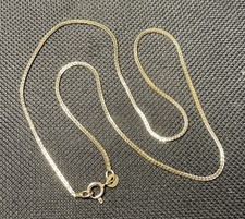 9ct Yellow Gold 16.5” Wheat