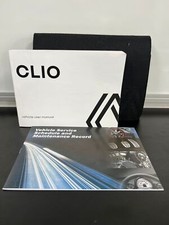 RENAULT CLIO OWNERS PACK / HANDBOOK / MANUAL + WALLET 2019~2023 (2022)