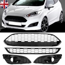 4Pcs Upper+Lower Bumper Grille