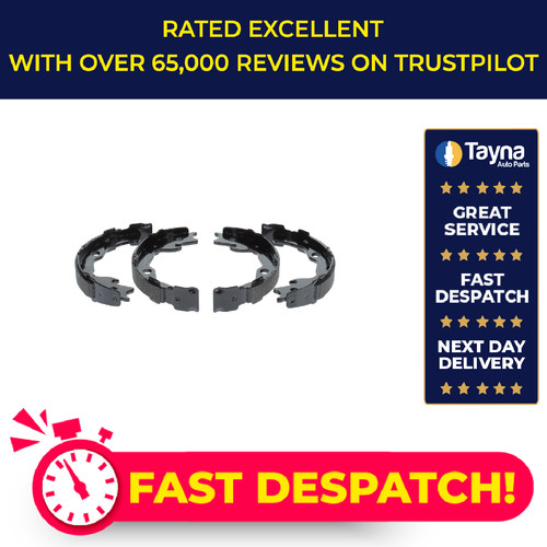 Handbrake shoes set 0986487734 - set,