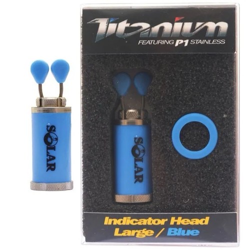 Solar titanium large blue - titanium,
