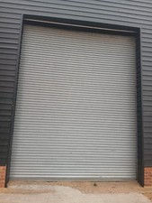 Silver Aluminium Roller Shutter Door (Manual) 