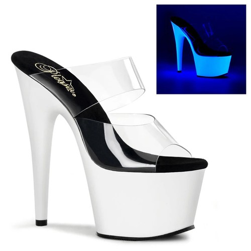 Pleaser white slip - pleaser, heels