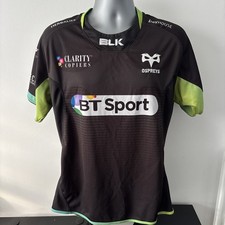 Ospreys 2016 Home Rugby BLK Shirt Jersey Size Large 