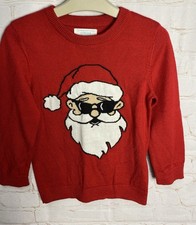 Boys Christmas Santa Red Jumper Size 6-7 Years Primark