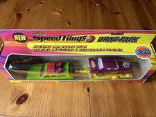 Matchbox Speed Kings Drag Pack Mercury Commuter Dragster & Trailer K-28