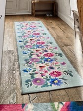 NEXT Bold Floral Runner  66 x 200cm Washable Rug Carpet NEW