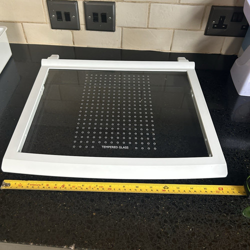 Tempered glass fridge freezer - tempered,