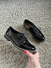 🔥 Clarks Black Patent