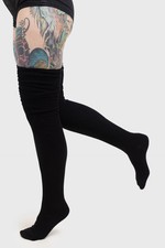 KILLSTAR Socks Black Hecate Slouch One Size