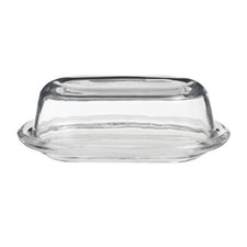 Classic Clear Glass Butter