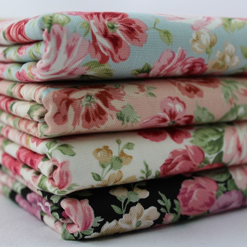 Rococo roses 100 cotton - roses, 100%