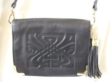 BIBA BLACK LEATHER GRETAL
