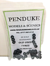 OLD USED TYRES AND STACKS 3D
