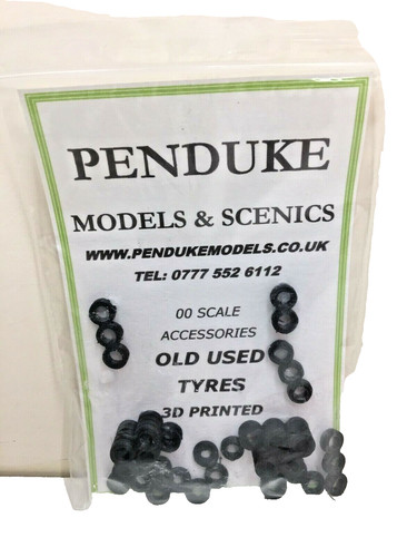 Old used tyres and - old, stacks
