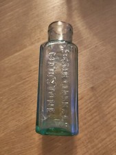 Victorian Eiffel Tower Fruit Juices Glass Bottle. Foster Clark &Co. Maidstone