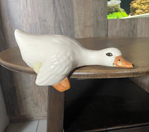 White ceramic pottery - ceramic/pottery, duck