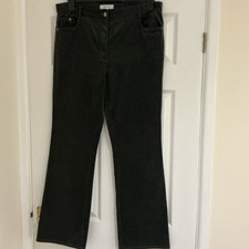 Per Una Marks & Spencer Needlecord. Bootcut Corduroy Trousers size 16 Regular 