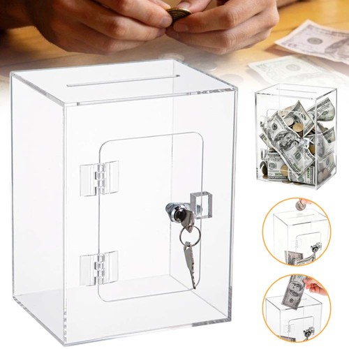 Money bank acrylic - money,